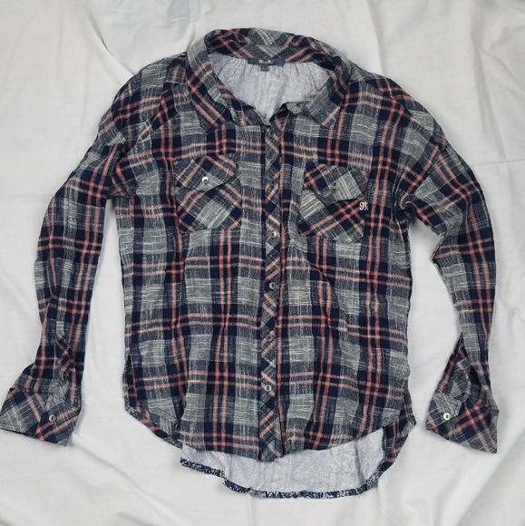 Miss Me Tops - Miss Me flannel